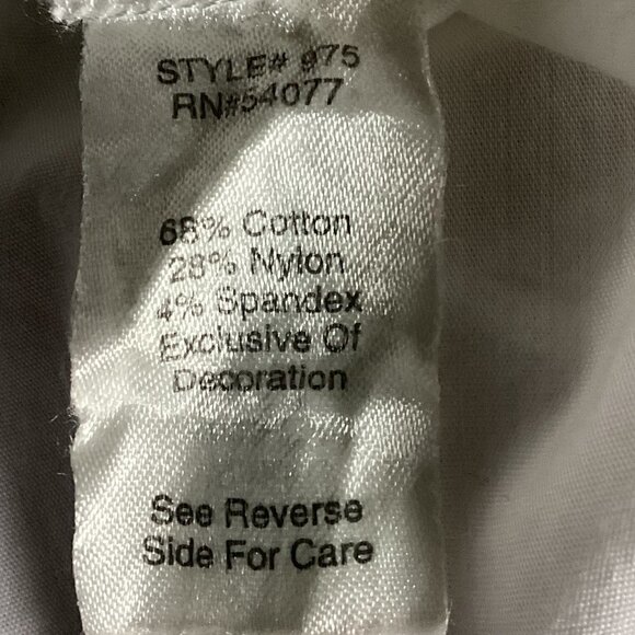 Cabi Chic Asymmetrical Studded Shirt Sz S White 118K - Picture 8 of 9